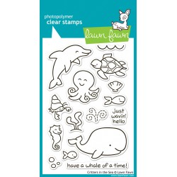 Lawn Fawn CRITTERS IN THE SEA stamps